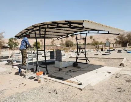 سایبان حیاط ویلایی